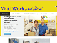 Tablet Screenshot of mailworksnaperville.com